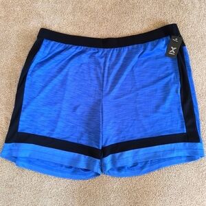 Xersion Sports Illustrated blue black mens athletic sport workout shorts 4XL